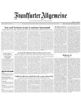 FrankfurtAllgenerine法兰克福汇报德国德语